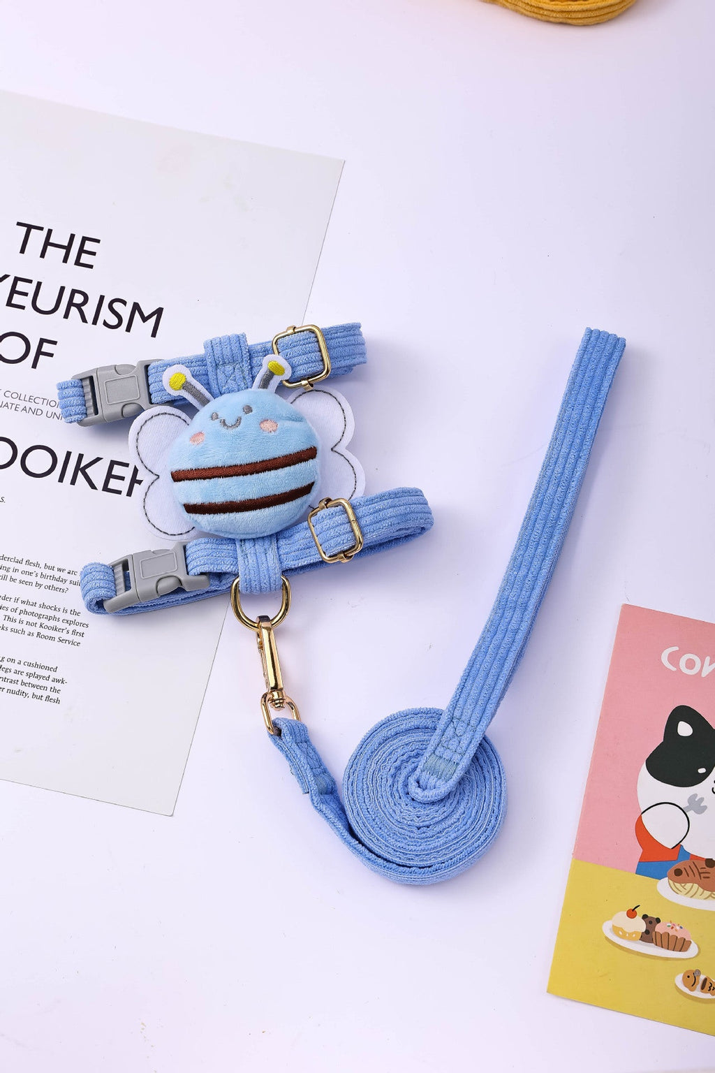 Cute Bee Pet Harness and Leash Set