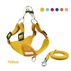 Dog Harness Reflective Dog Leash Vest Type Harness Set