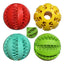 Rubber Food Ball Bite Resistant Dog Toy Mint Flavor Watermelon Tooth Ball Molar Toy