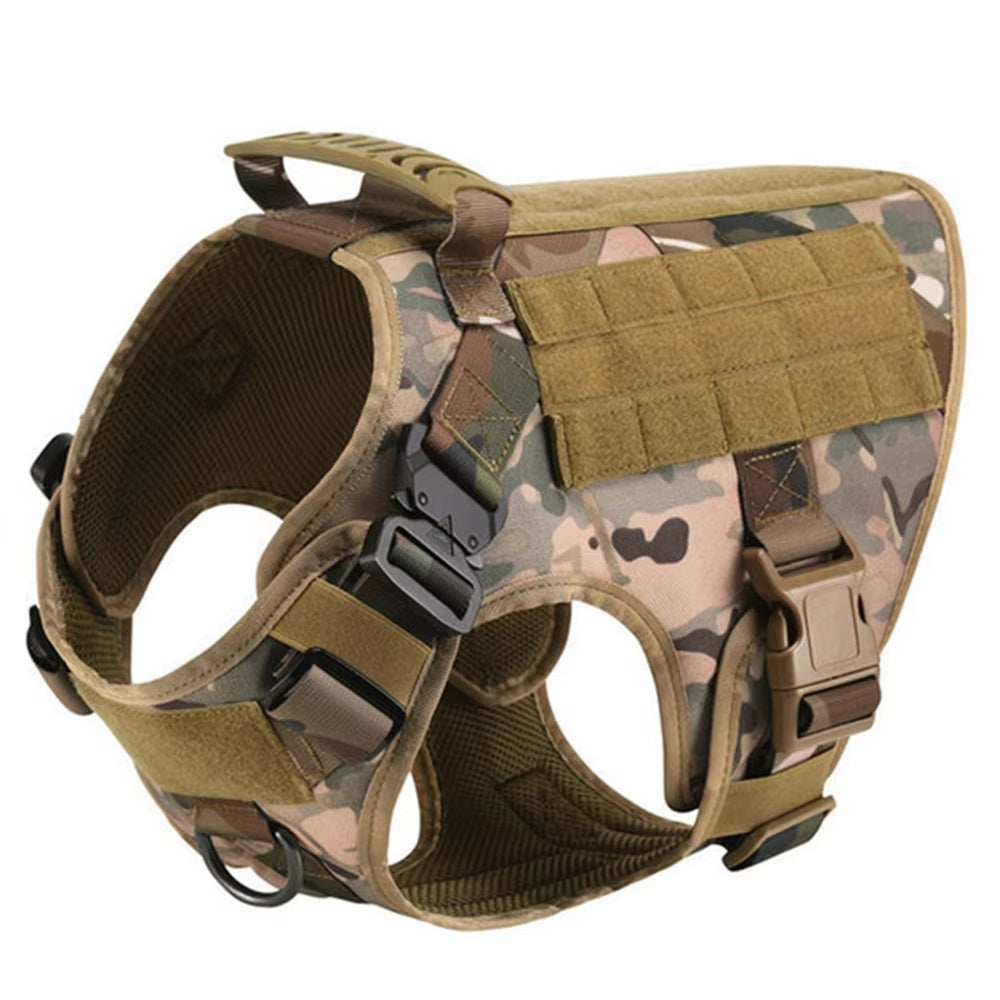 Tactical Dog Harness Nylon Pet Training Vest