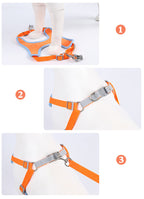 Reflective Dog Harness Soft Mesh Chest Strap