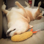 Fried Shrimp Tempura Dog Plush Chew Squeaky Toy