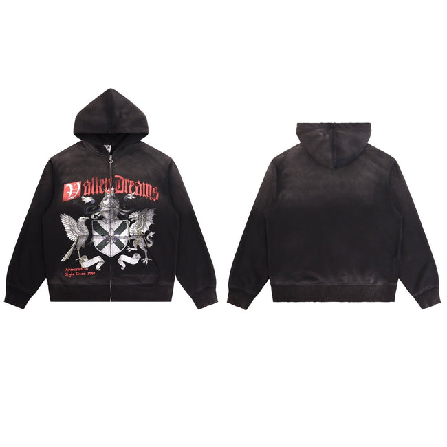 Vale Forever Black Red Archive Graphic Hoodie Hover Image