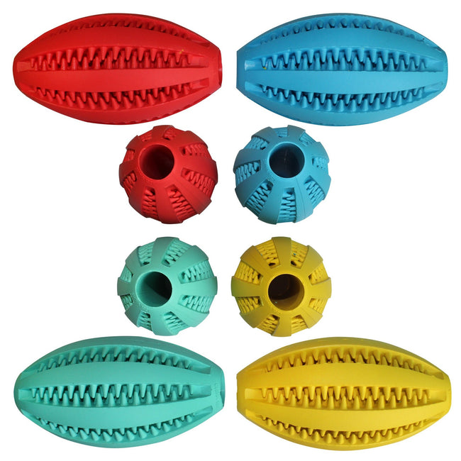 Rubber Food Ball Bite Resistant Dog Toy Mint Flavor Watermelon Tooth Ball Molar Toy Main Image