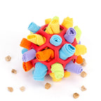 Dog Sniff & Snack Puzzle Ball - Snuffle Ball Canine Enrichment