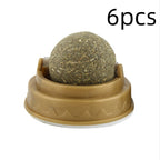 Catnip Balls Cat Treats Rotary Molar Teeth Cleaning