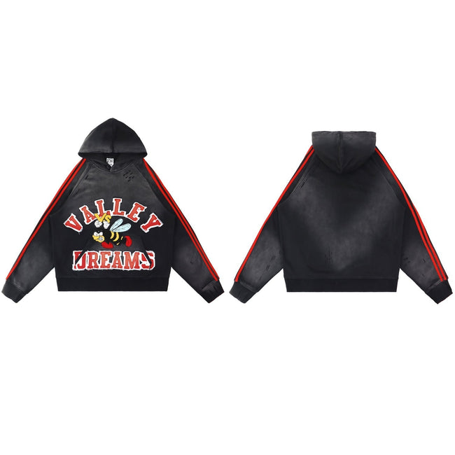 Vale Forever Racing Flames Graphic Hoodie – Motorsport Streetwear Hover Image