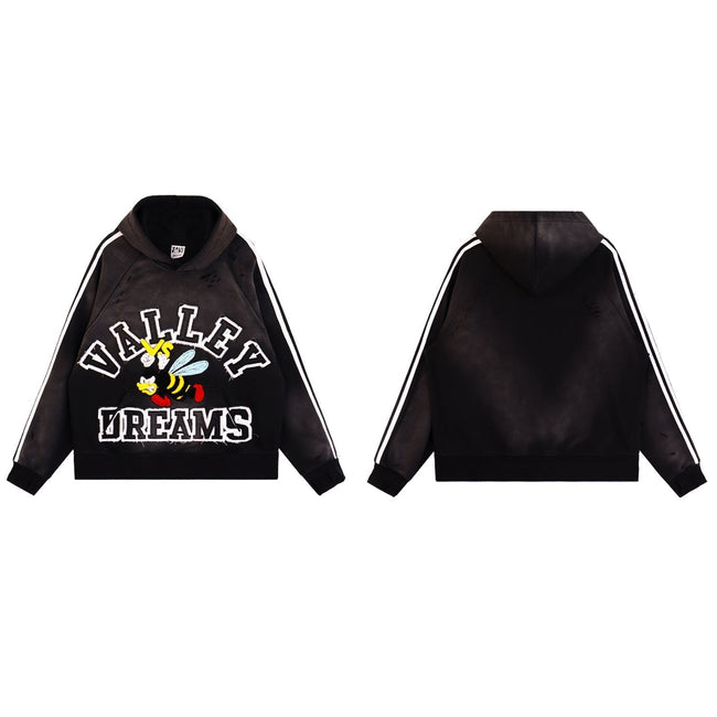 Vale Forever Dreamscape Skull Hoodie – Gothic Graphic Streetwear Hover Image
