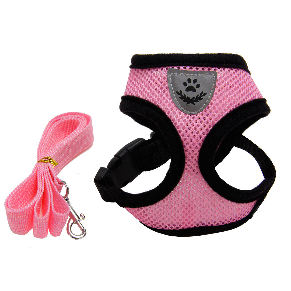 Dog Harness and Leash Fashionable High-end Multi-colour