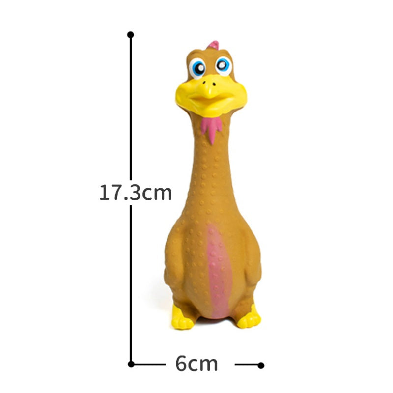 3pcs Latex Screaming Chicken Squeaky Chew Toy