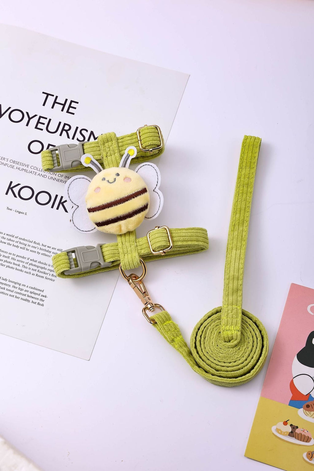 Cute Bee Pet Harness and Leash Set