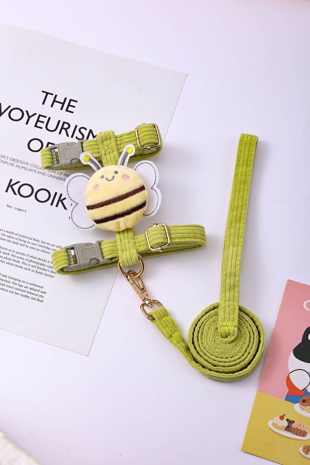 Cute Bee Pet Harness and Leash Set