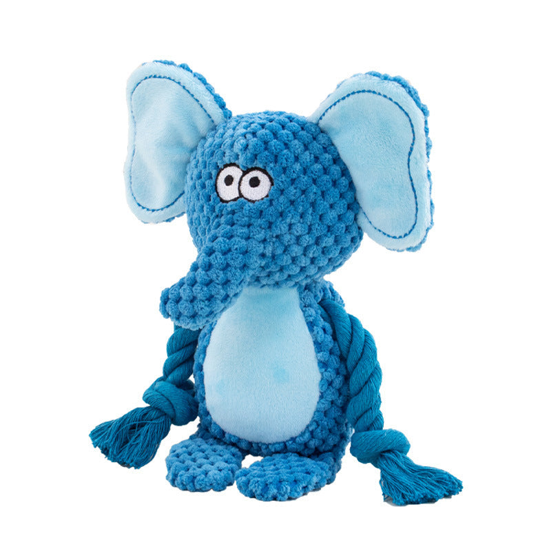 Plush Sound Toy Cotton Pet Toys Interactive Tug Of War