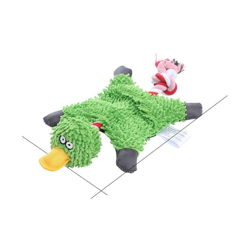 Dog Toy Corduroy Chew Toys - Squeaky Plush Animals