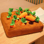 Carrot Plush Chew Toy Snuffle Mat