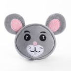 Dog Vocal Teething Plush Toys Bite Resistant Teeth Cleaning