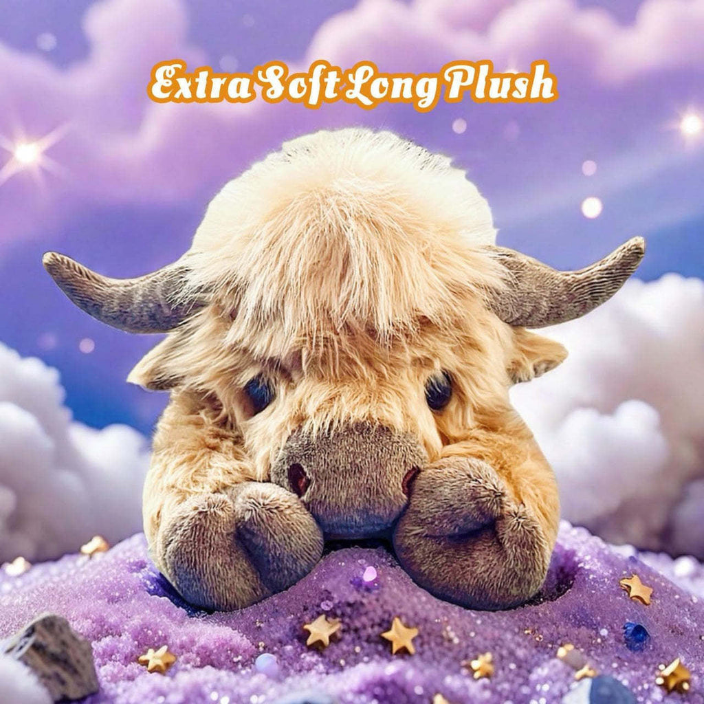 Creative Cartoon Highland Cow Plush Toy