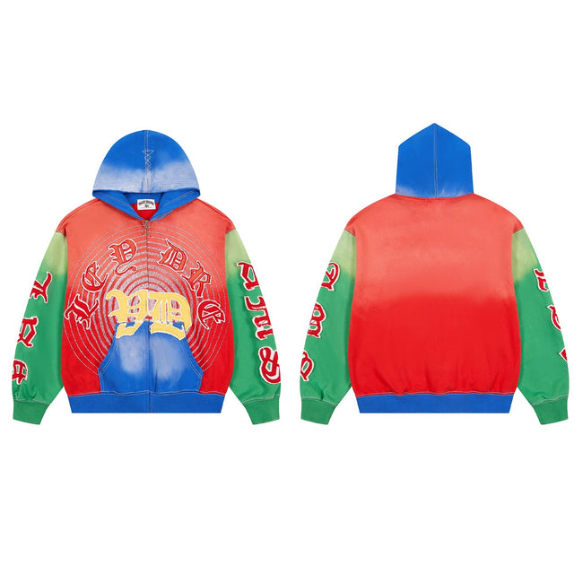 Vale Forever Multicolor Racing Dreams Hoodie – Retro Graphic Style Hover Image