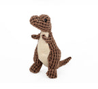 Dinosaur Plush Chew and Sound Dog Toy