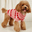 Dog Knit Sweater | Love Heart Dog Sweater
