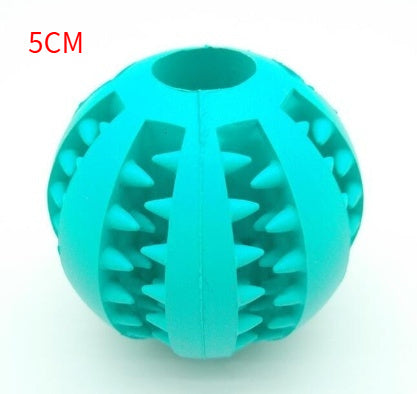 Pet Slow Feeder Rubber Ball Toy