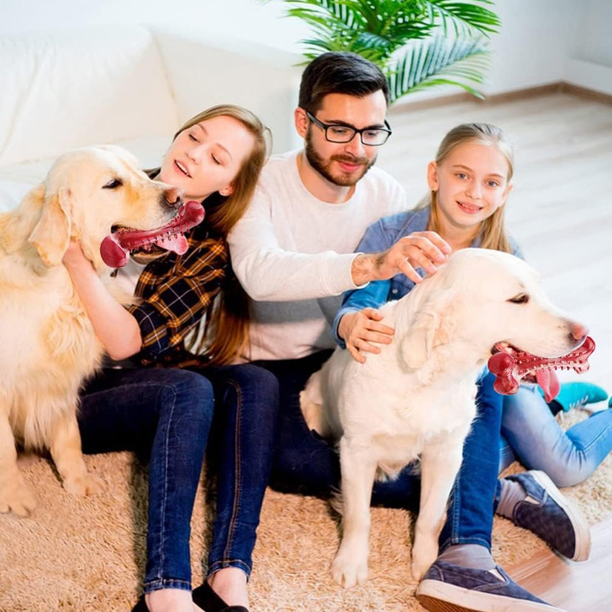 Durable Natural Rubber Dog Chew Toy