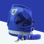 Pet Leash and Breathable Mesh Harness Vest