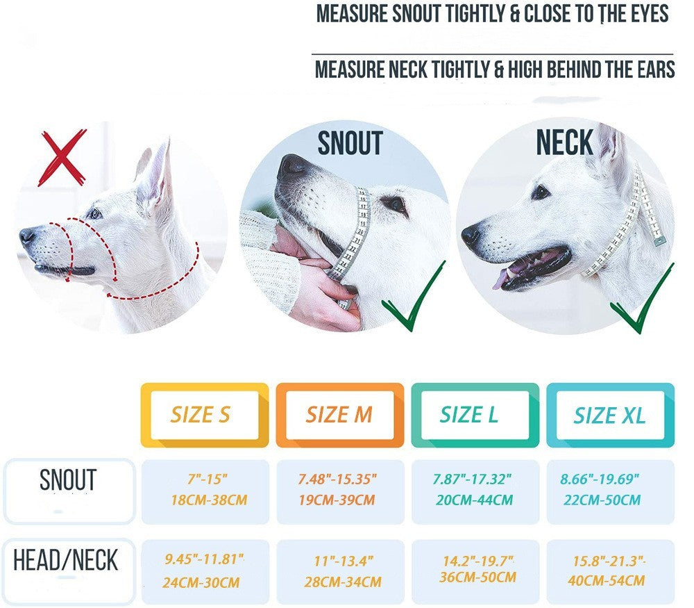Nylon Dog Muzzle and Leash