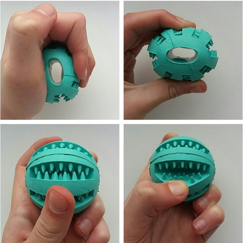 Pet Slow Feeder Rubber Ball Toy