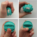 Pet Slow Feeder Rubber Ball Toy
