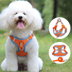 Reflective Dog Harness Soft Mesh Chest Strap