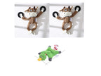 Dog Toy Corduroy Chew Toys - Squeaky Plush Animals