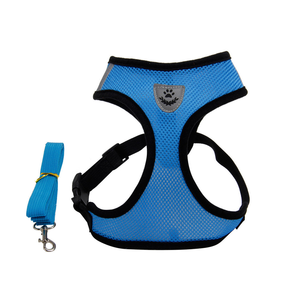 Dog Harness and Leash Fashionable High-end Multi-colour