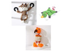 Dog Toy Corduroy Chew Toys - Squeaky Plush Animals