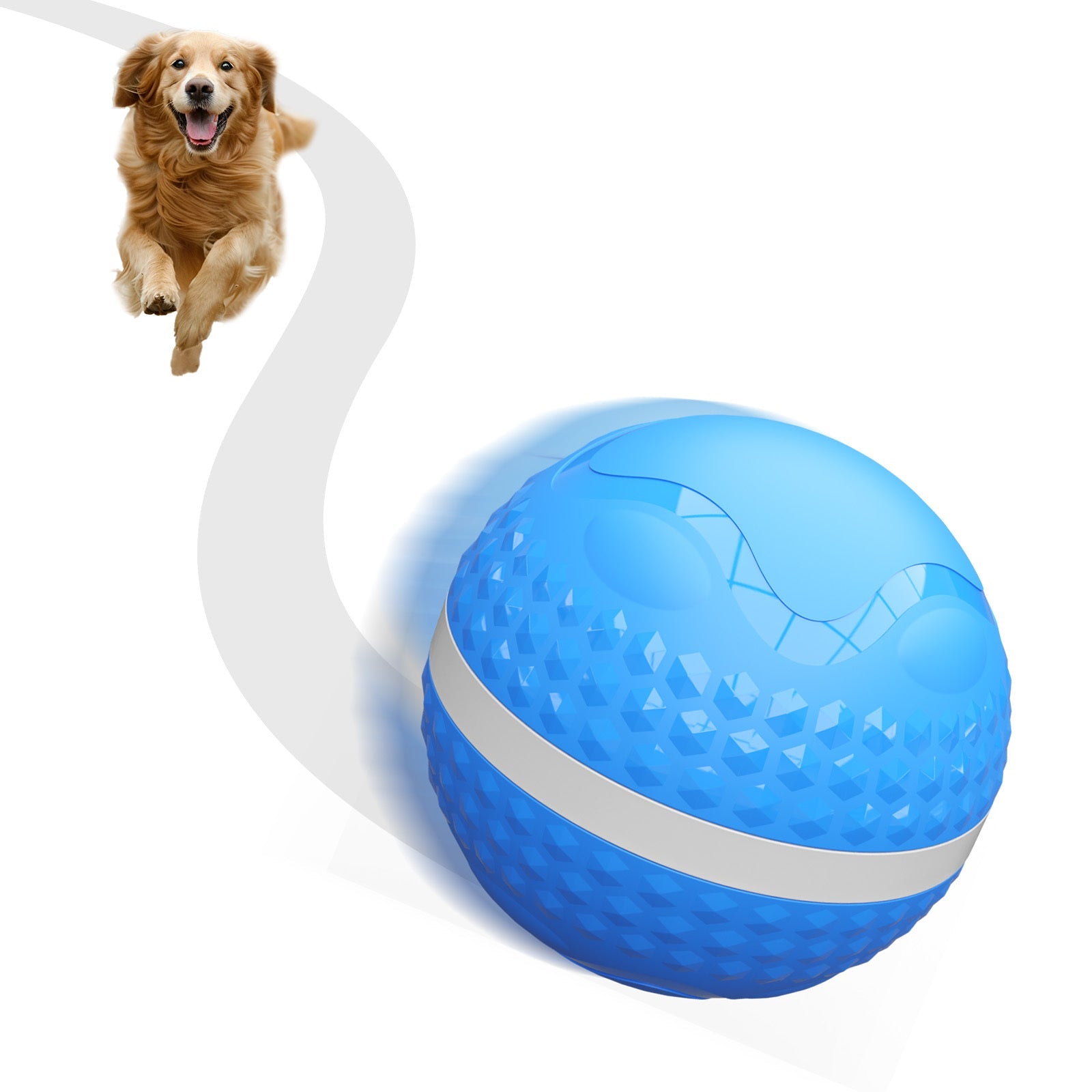 Automatic Motion Activated Rolling Toy with Lighting Modes