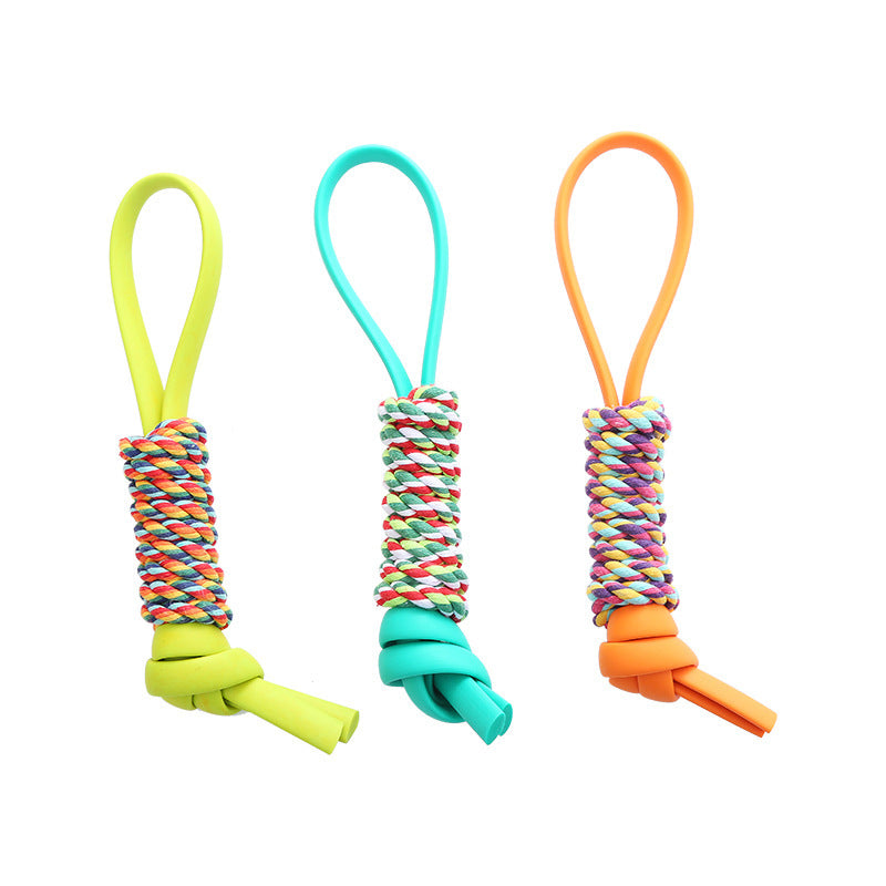 Dog TPR Chewing Toy Bite Resistant Molar Teeth Cleaning Pet Toy
