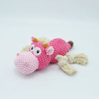 Colorful Cow Dog Chew Toy