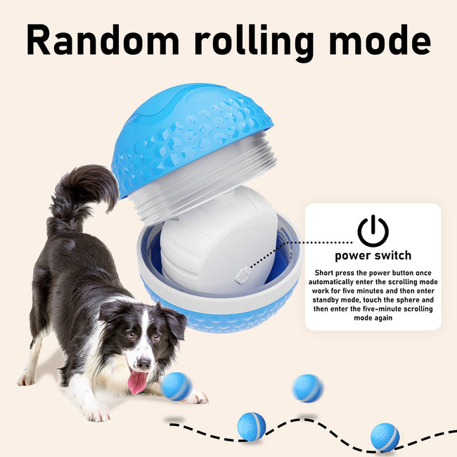 Automatic Motion Activated Rolling Toy with Lighting Modes Main Image