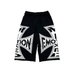 Mixed Emotions Black “Classic” 3/4 Shorts