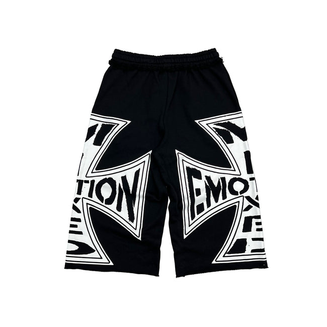 Mixed Emotions Black “Classic” 3/4 Shorts Main Image