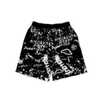 Mixed Emotions Black “Graffiti” Shorts