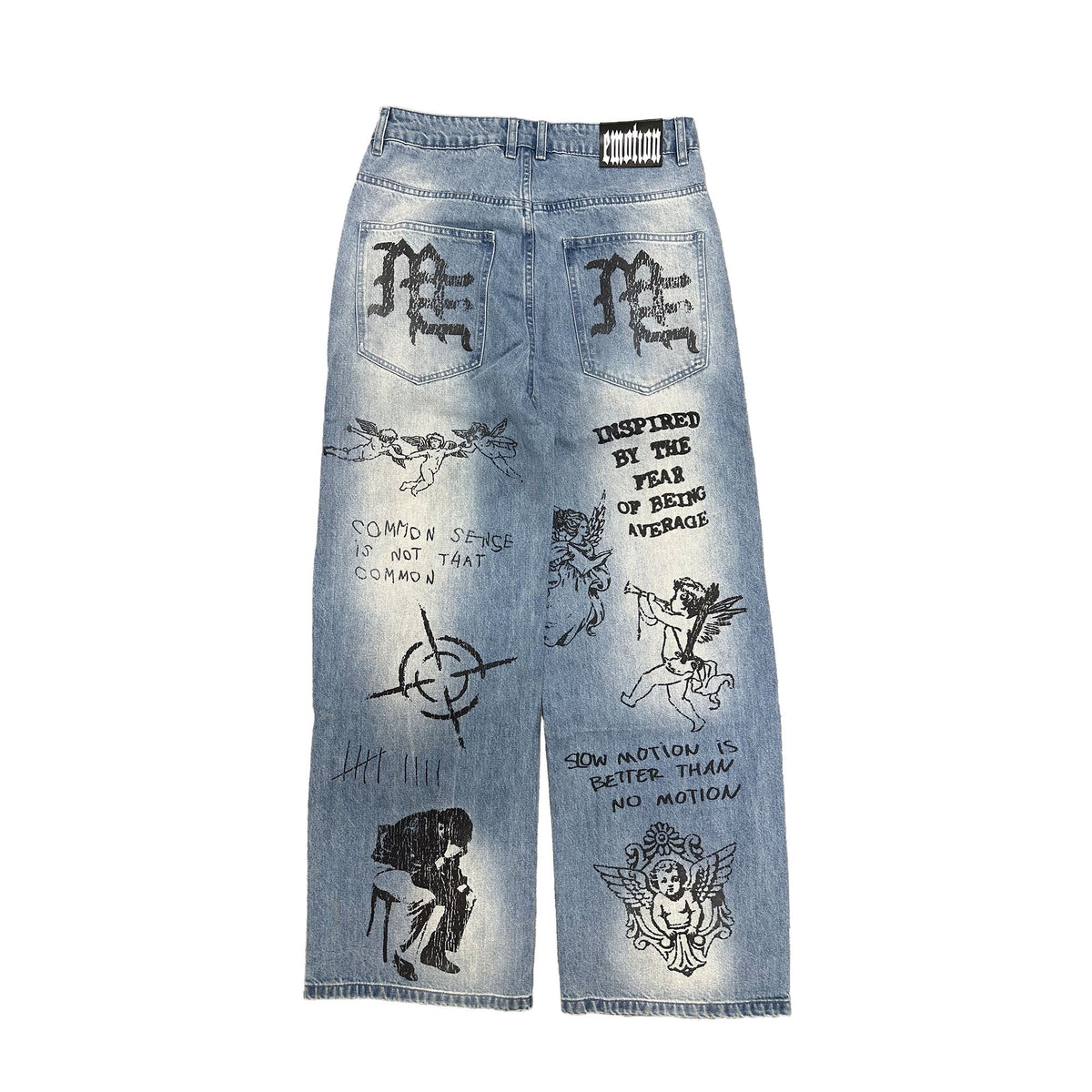 Mixed Emotions Blue “Canvas” Denim