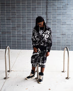 Mixed Emotions Black “Graffiti” Shorts