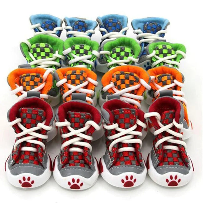 Football Style Puppy Boots for Small Dogs Hover Image