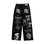 Mixed Emotions Black “Canvas” Denim