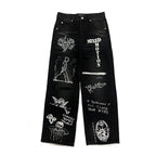 Mixed Emotions Black “Canvas” Denim