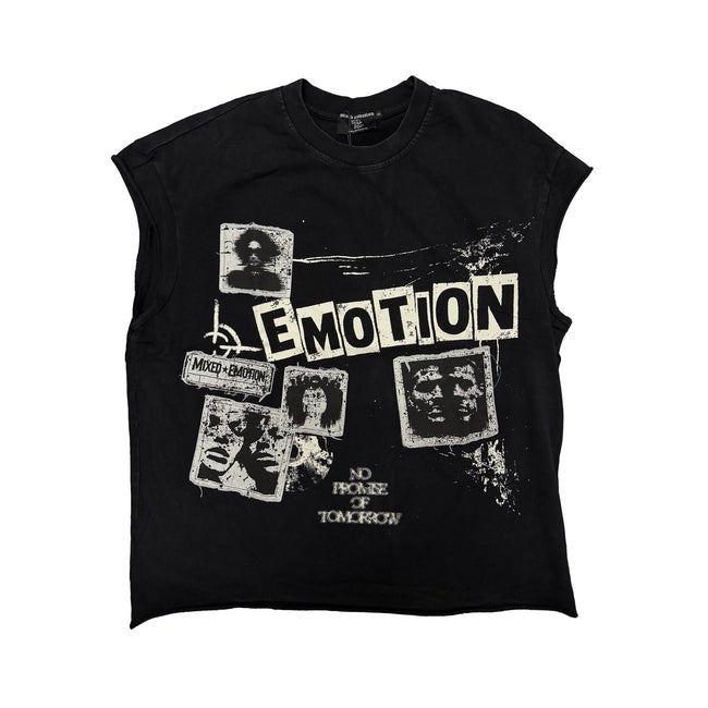 Mixed Emotions “Newspaper” Sleeveless tee Hover Image