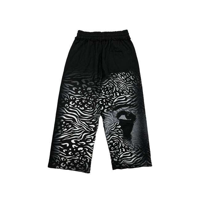 Mixed Emotions Black ‘Striped’ Sweatpants Main Image