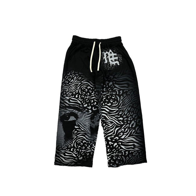Mixed Emotions Black ‘Striped’ Sweatpants Hover Image