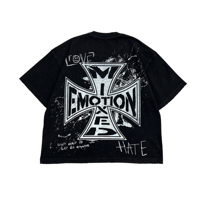 Mixed Emotions Black “Chaos” Tee Main Image
